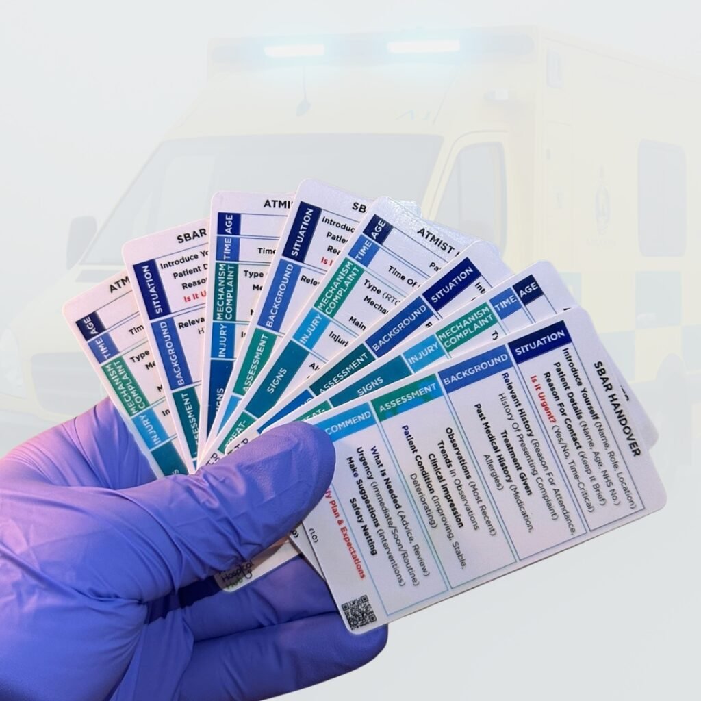 Prehospital Handover Reference Card