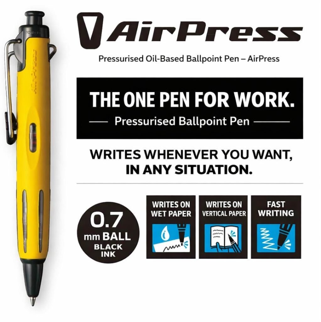 Tombow AirPress Ballpoint Pen Features
