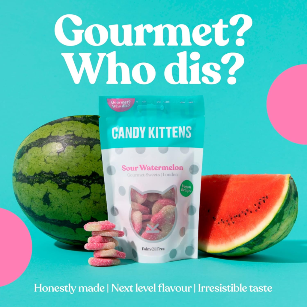 Candy Kittens Sour Watermelon Sweets