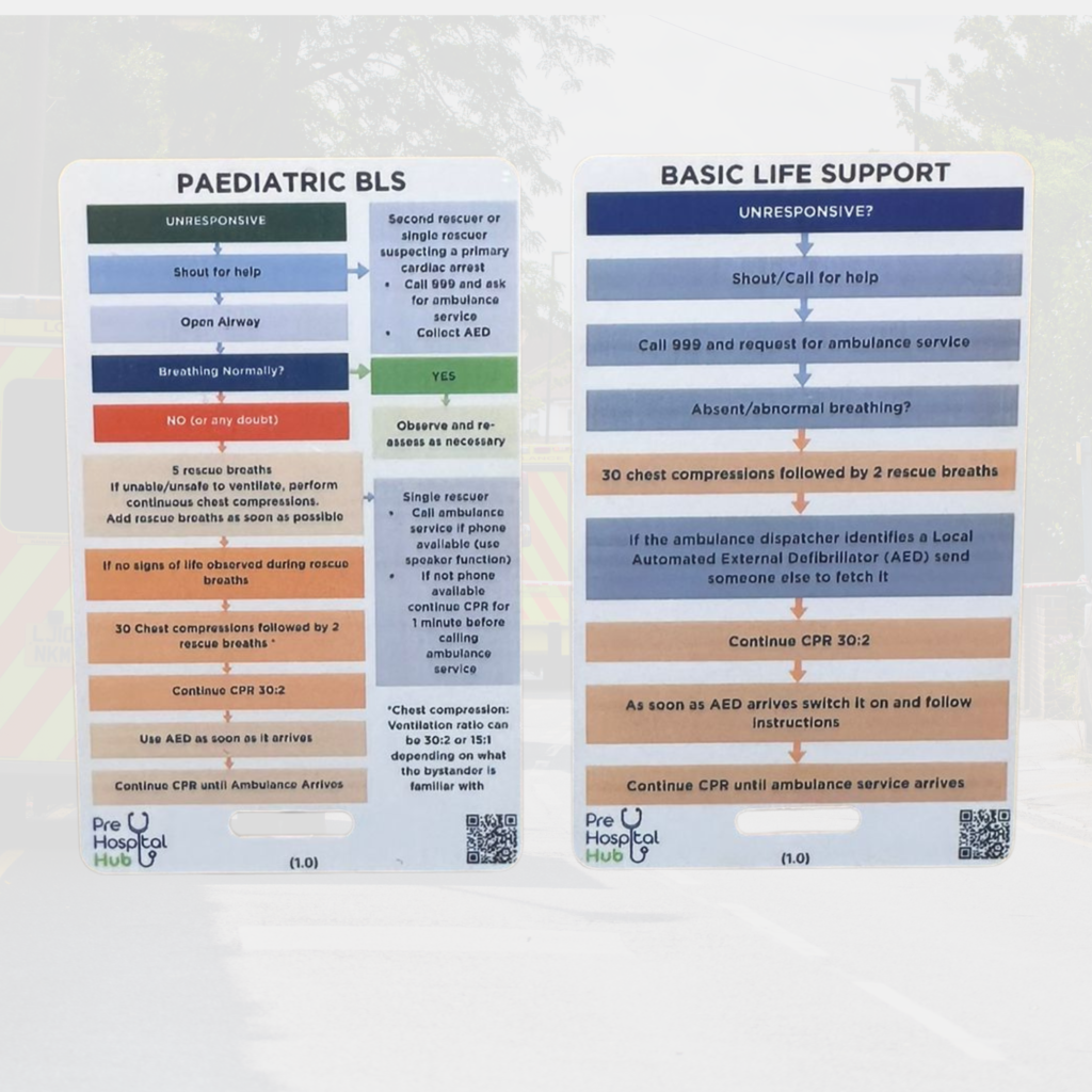 Prehospital Basic Life Support (BLS) Reference Card