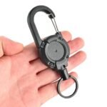 Retractable Reel Clip Keychain In Hand